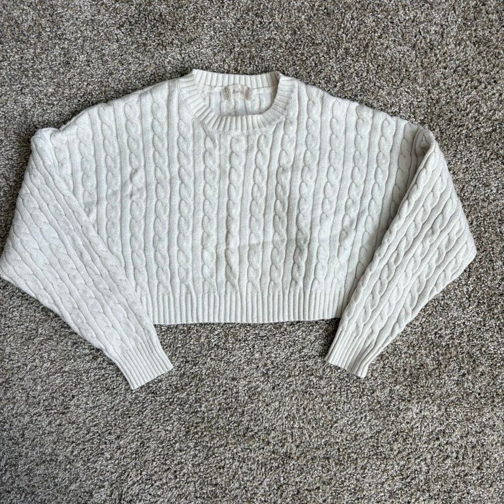 Altar-d-state Women's White and Cream Jumper